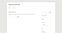 Desktop Screenshot of ellerbusch.net